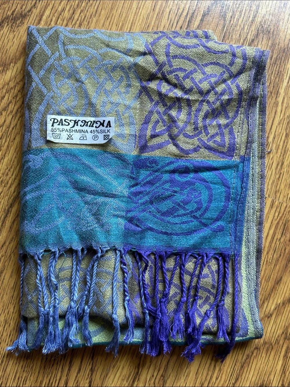 Pashmina Scarf with Silk